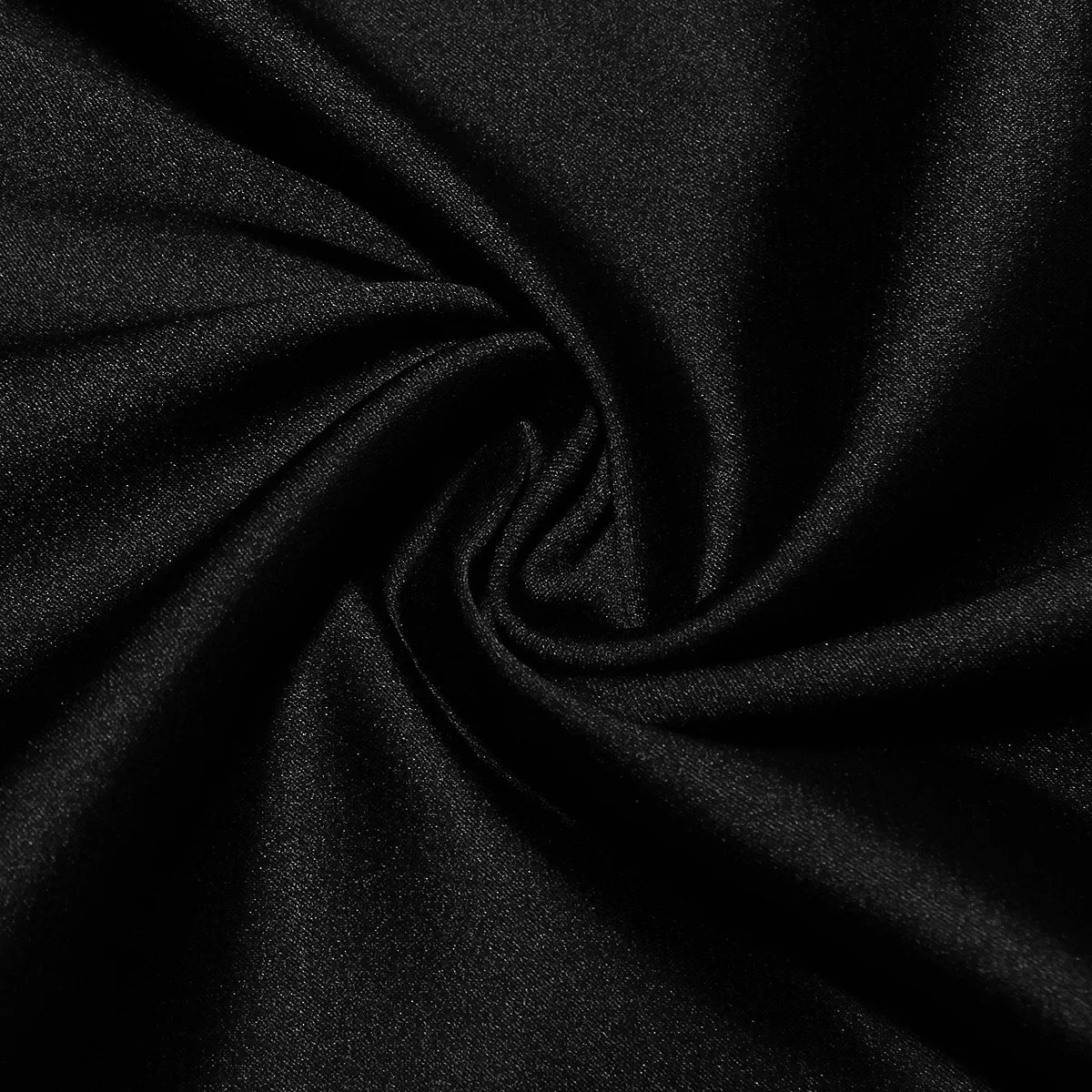 Black Corset Velvet Satin Midi Dress