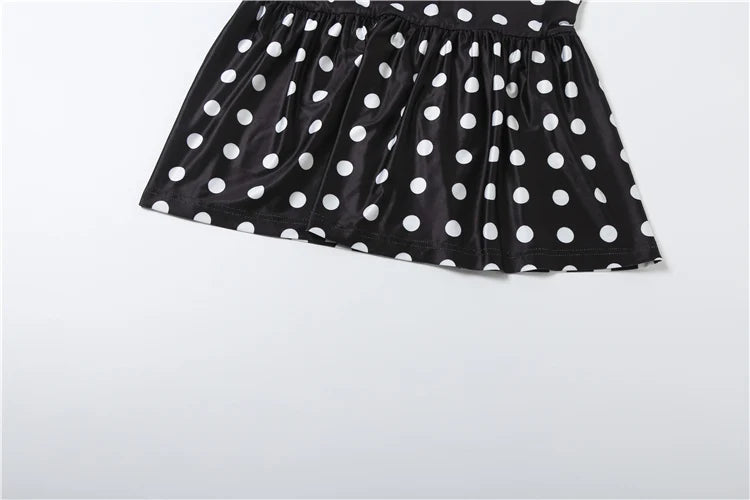 Black Backless Polka Dot Ruched Bodycon Midi Dress