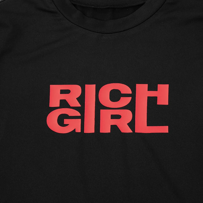 'S Short Slim Round Neck Letter Printed Short Sleeve T-Shirt Top Versatile