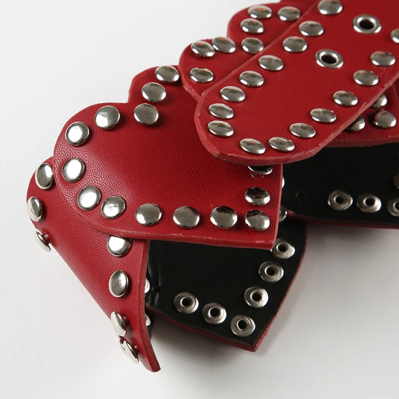 PU Belts Hole PU Belt Fairycore Grunge Belts