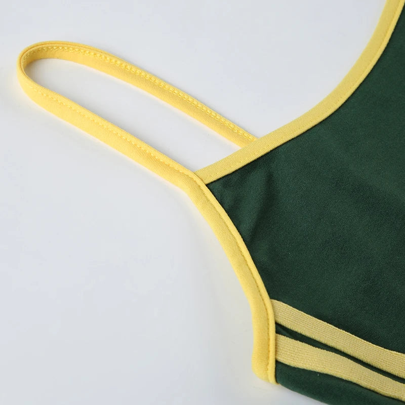 Tennis Spaghetti Strap Sleeveless Mini Dress