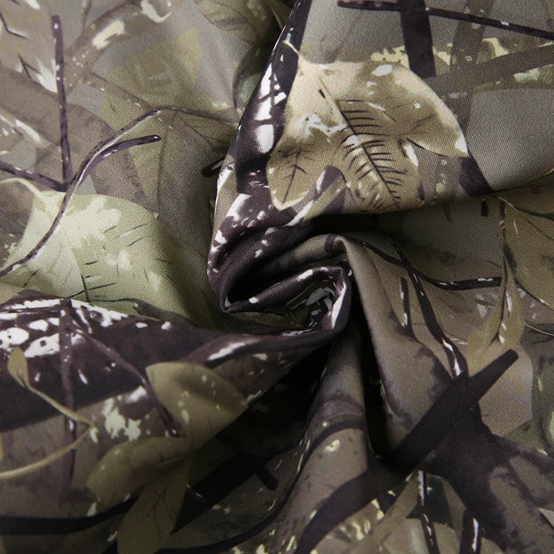 Baggy Cargo Pants Pockets Print Bottoms Straight Pants