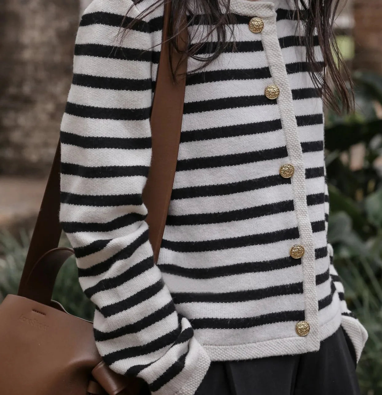 Striped Knit 2 Piece-Set Shorts Zebra ed Cardigan And High Waist Patchwork Shorts Sets Knit