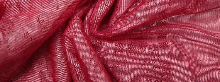 Mesh Scarf Patchwork Lace Ruffled Irregular Hem Long Tassels Frenulum Street Skinny Versatile Girly Sweet Top