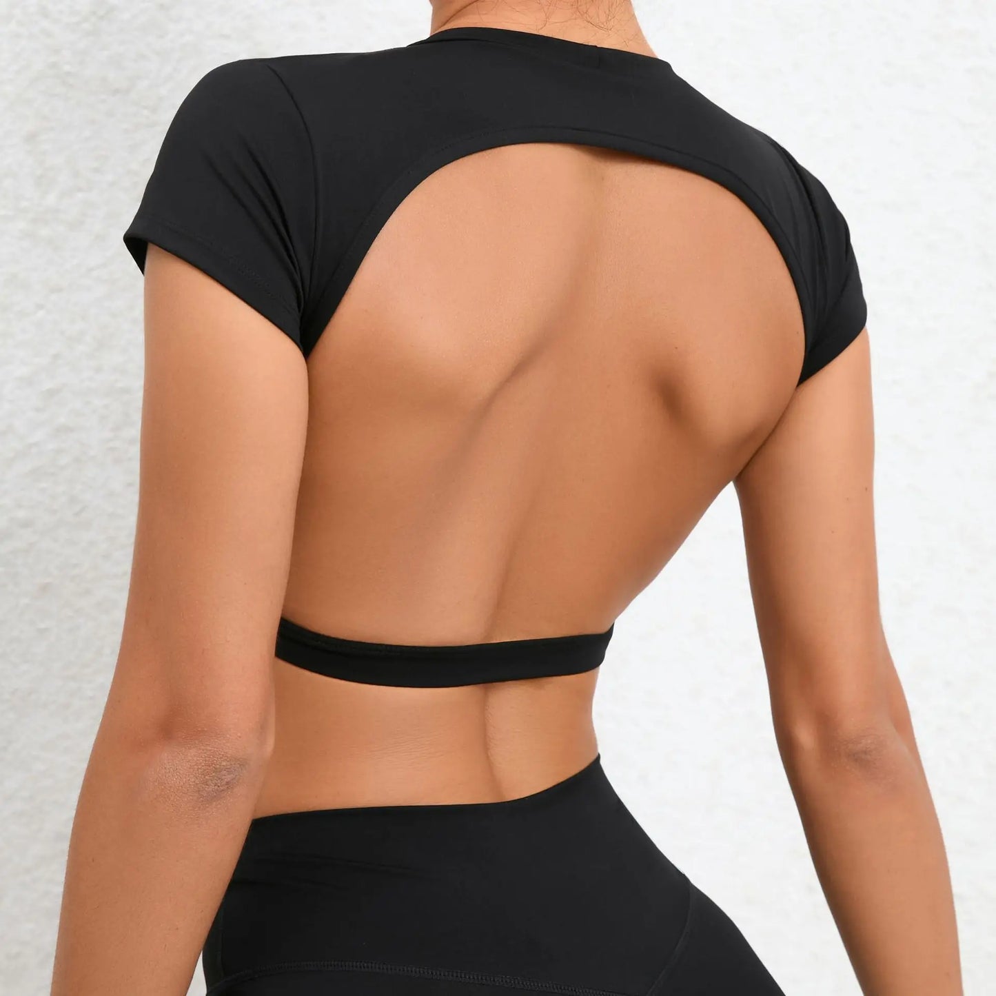 Breathable Backless Yoga Sport Crop Top
