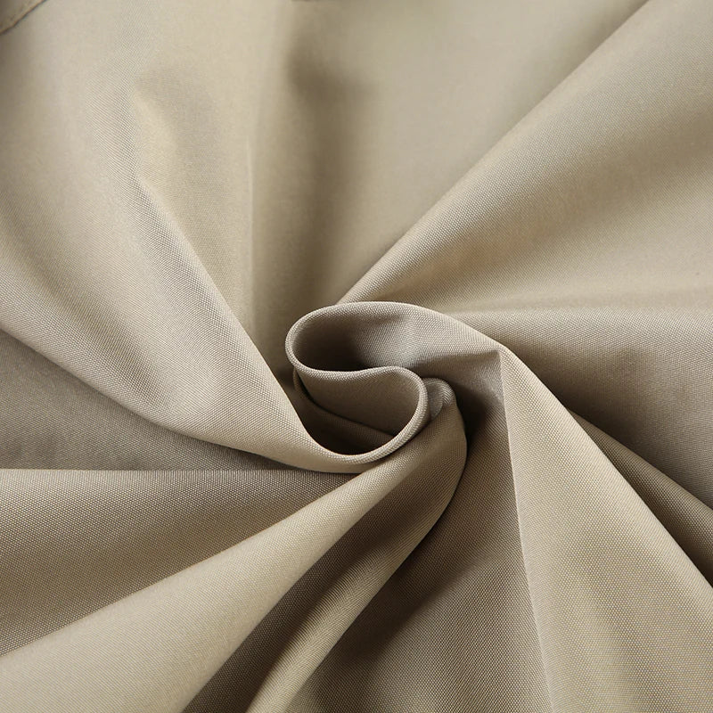 Patchwork Jackets Pockets Turn-down Collar 's Coats Zipper
