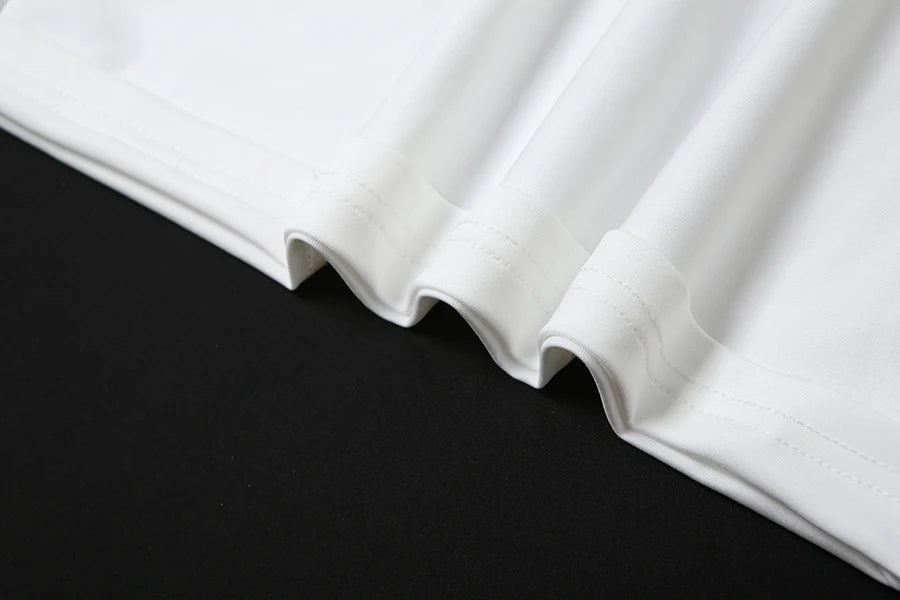 White Ruffles Long Sling Dress