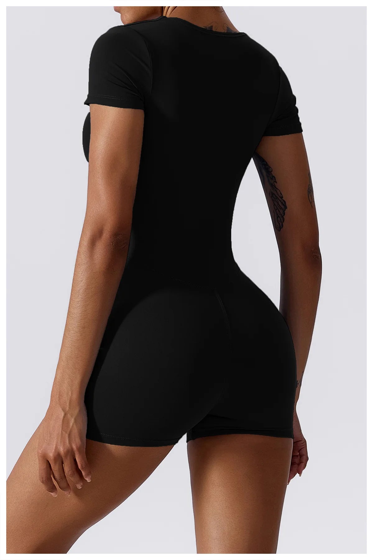 Yoga Suit Short One Piece Sports Suit Short Sleeve Gym Push Up Training Fitness Yoga Bodysuit Sports