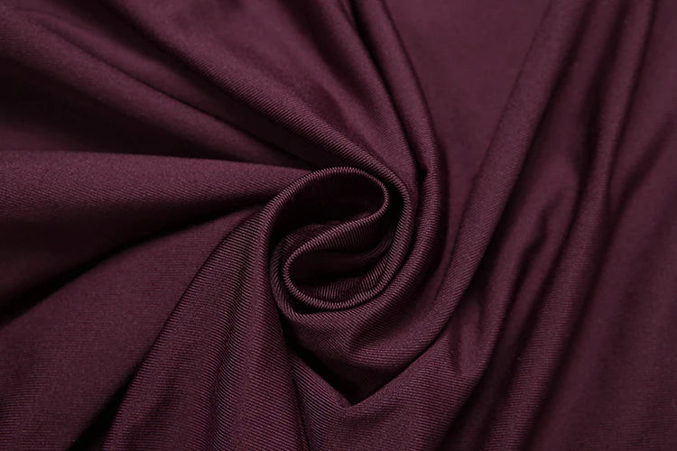Ruched Backless Dress Deep V-Neck Full Sleeve Rings Patchwork Irregular Hem Mini Bodycon