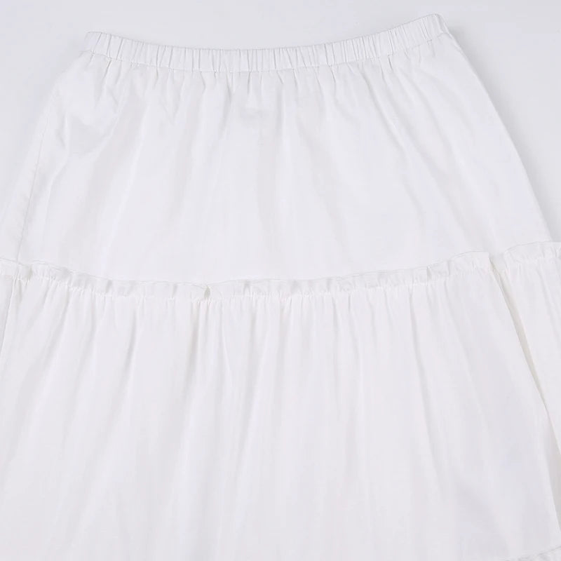 Boho A-line Skirts Loose Bottoms Skirts