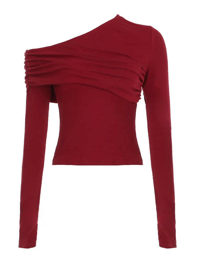 Asymmetrical Top Long Sleeved ing