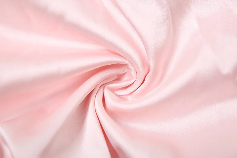 Strapless Backless Bud Dress For Folds Hem Solid Color Patchwork High Waisted Birthday Dress