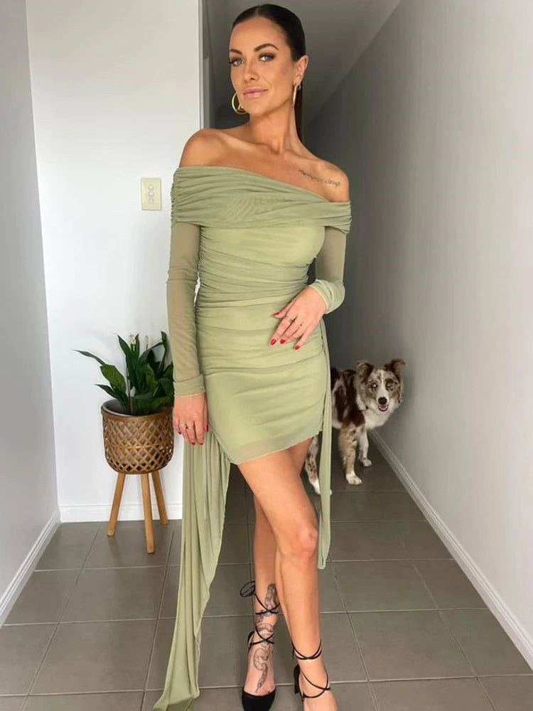 Strapless Backless Mini Dress