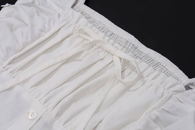 White Slim Sleeveless Maxi Dress