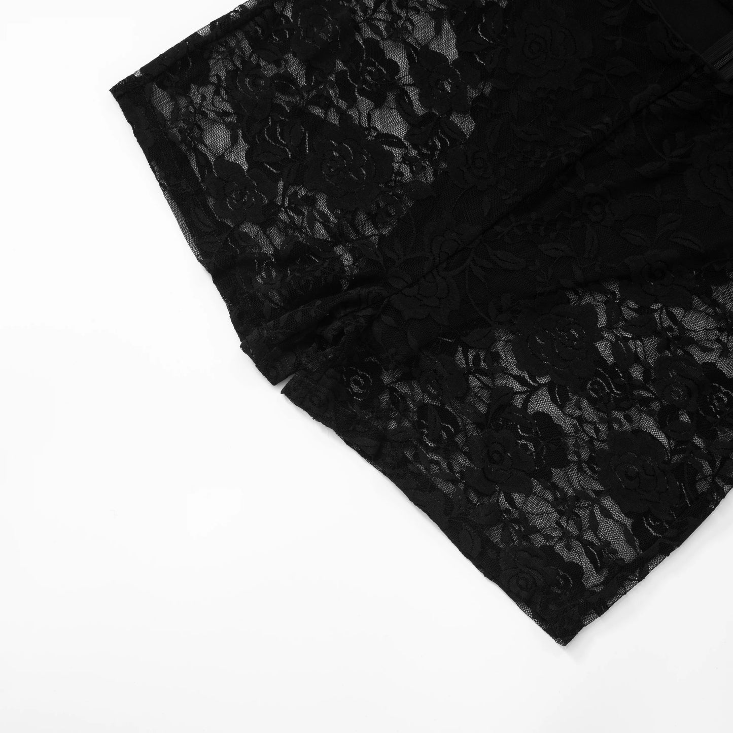 'S Lace Patchwork Playsuits Hollow Out See-Through Round Neck Sleeveless Zipper Tight Playsuits