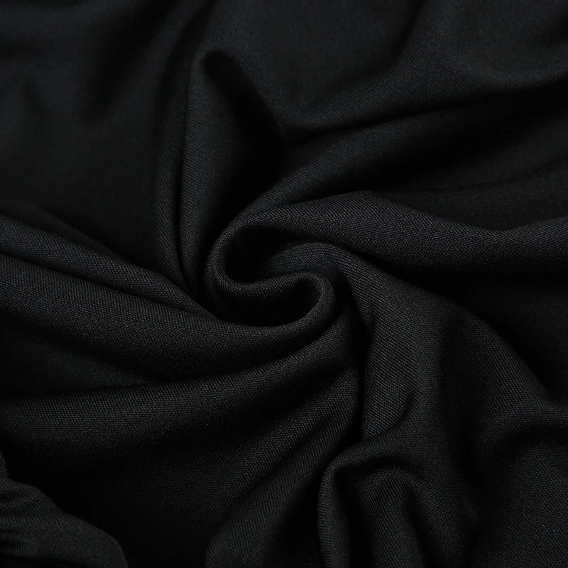 Mesh Skirts Low Waisted Long Black Knitted 's Bottom