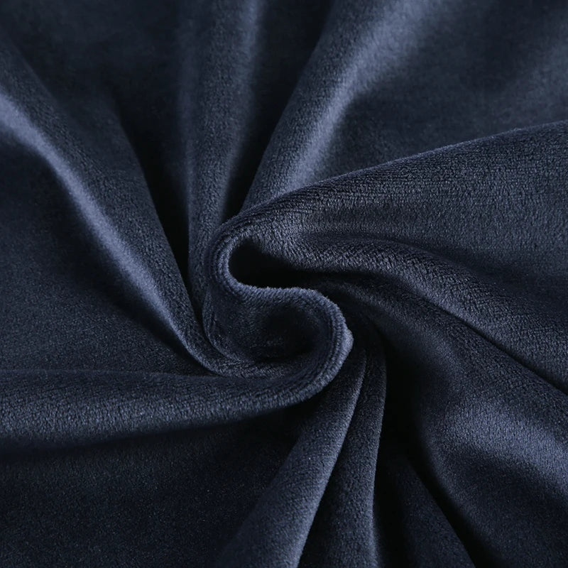 Velvet Jacket Zip Up Front-pocket Hood Coat Overcoat