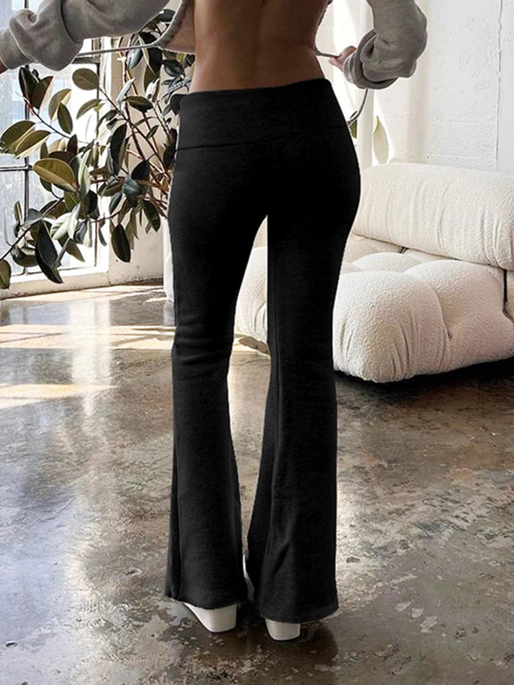 Flare Pants Joggers 's Trousers All-match Bottoms