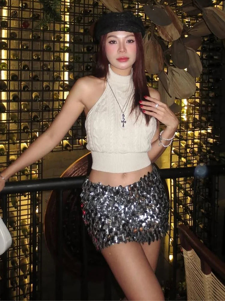 Sequins Glitter Skirts Midnight tie Classic Hip-Hop e Wild Bottoms