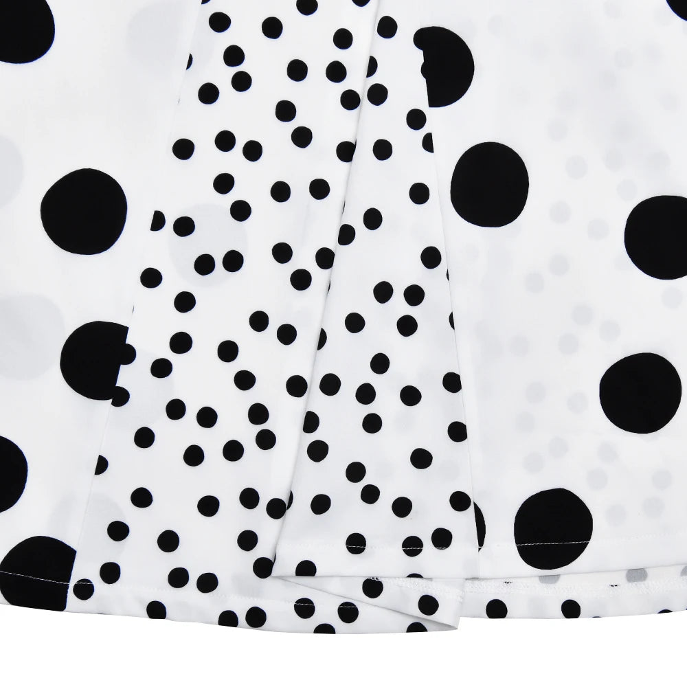 Polka Dot Halter Backless Slim Maxi Dress
