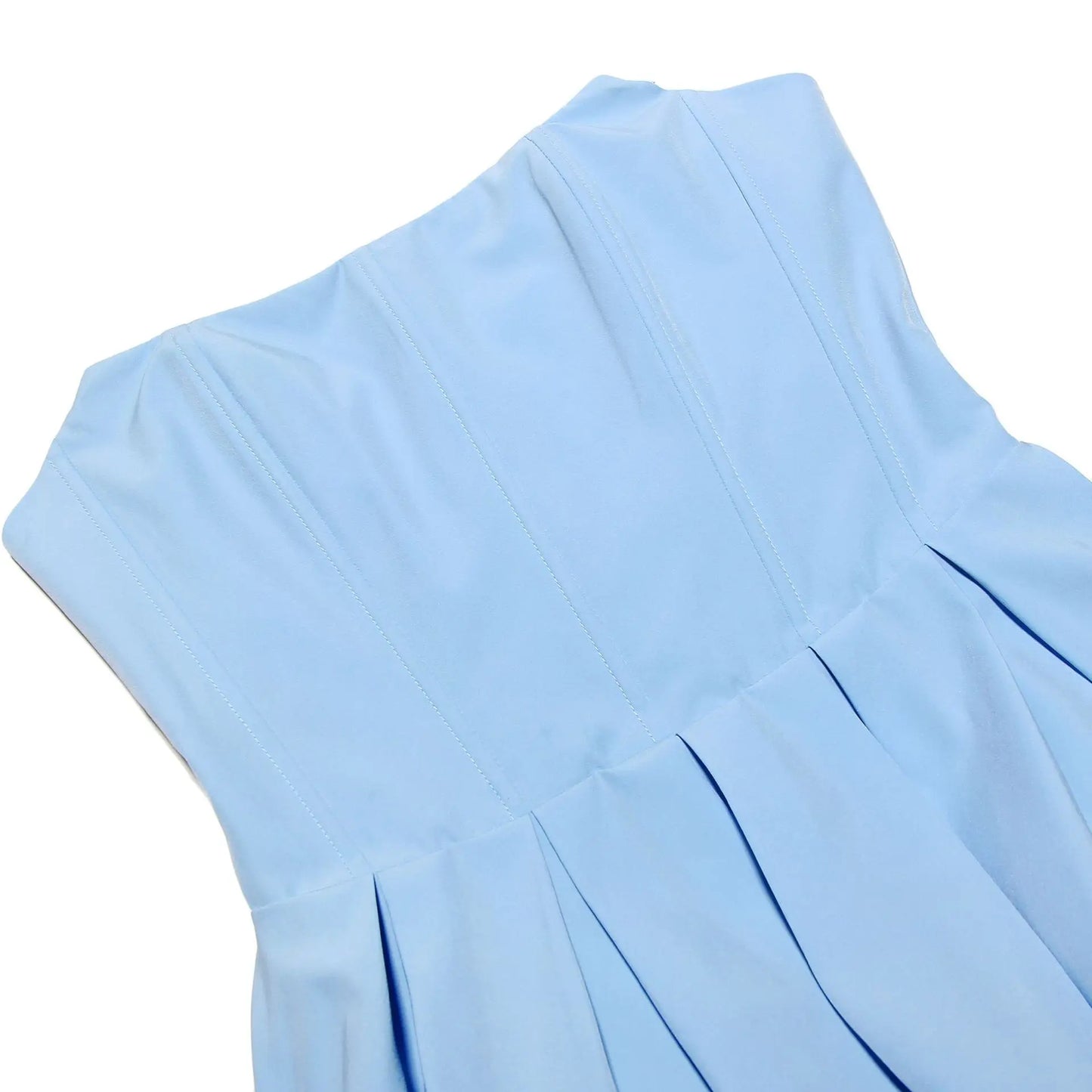 De Fiesta in Strapless Flare Dress White Corset Dress Night Dresses