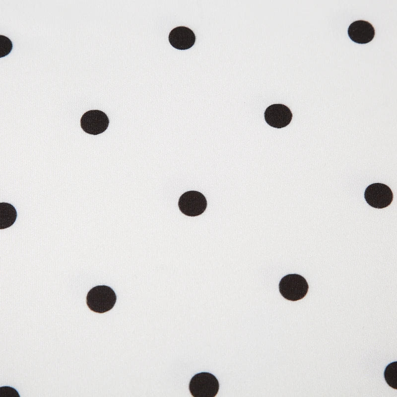 Lace Polka Dot Spaghetti Strap Dress Sleeveless