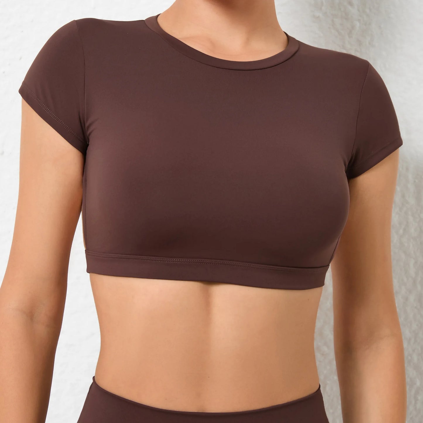 Breathable Backless Yoga Sport Crop Top