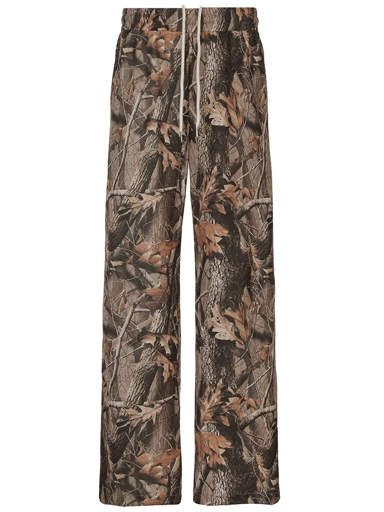 Graphic Baggy Pant Drawtring Looe Bottom Trouer