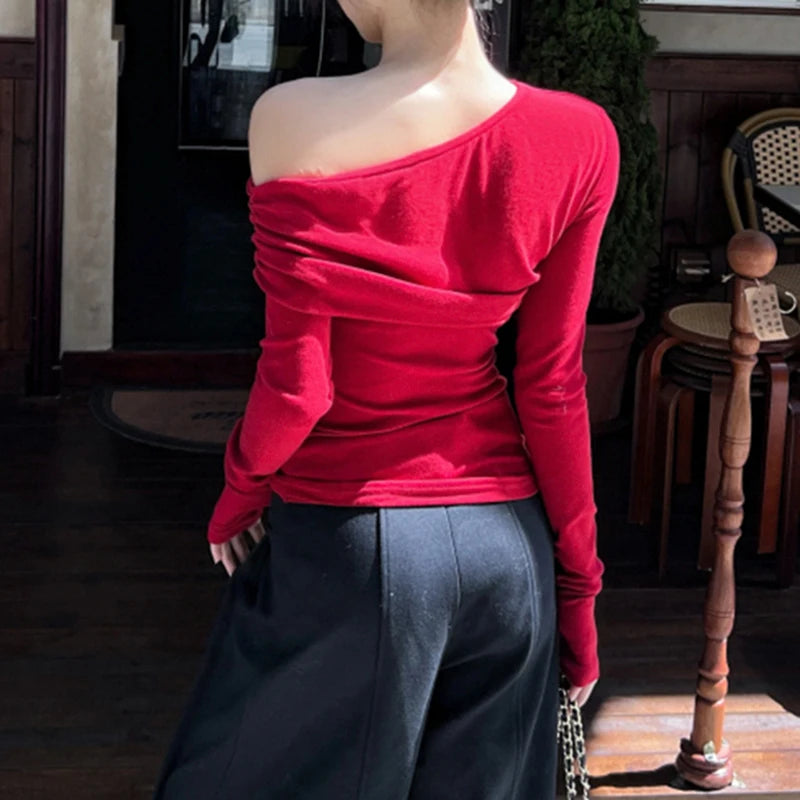 Asymmetrical Top Long Sleeved ing