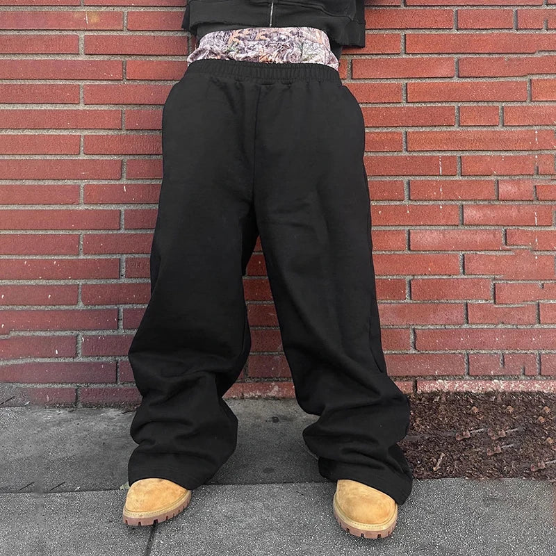 Double Wait Tie Straight Leg Pant Sport Full