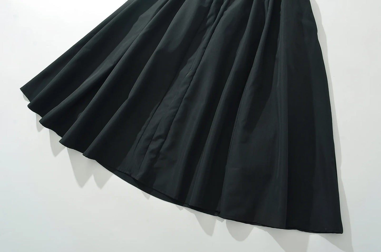 French Backless Sleeveless Pleated Slim Fit Vest Dress for