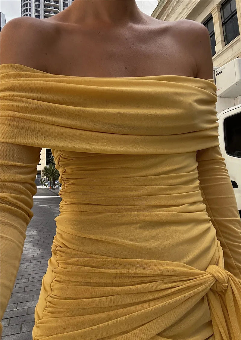 Strapless Backless Mini Dress