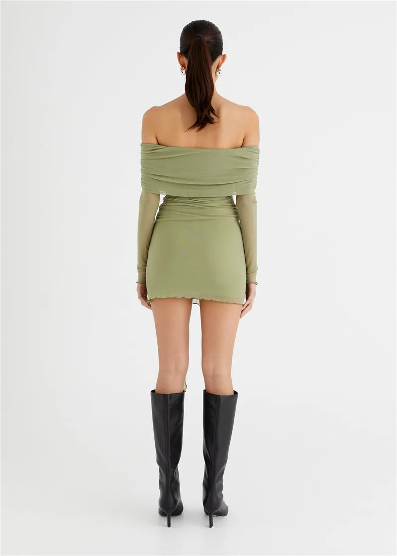 Strapless Backless Mini Dress
