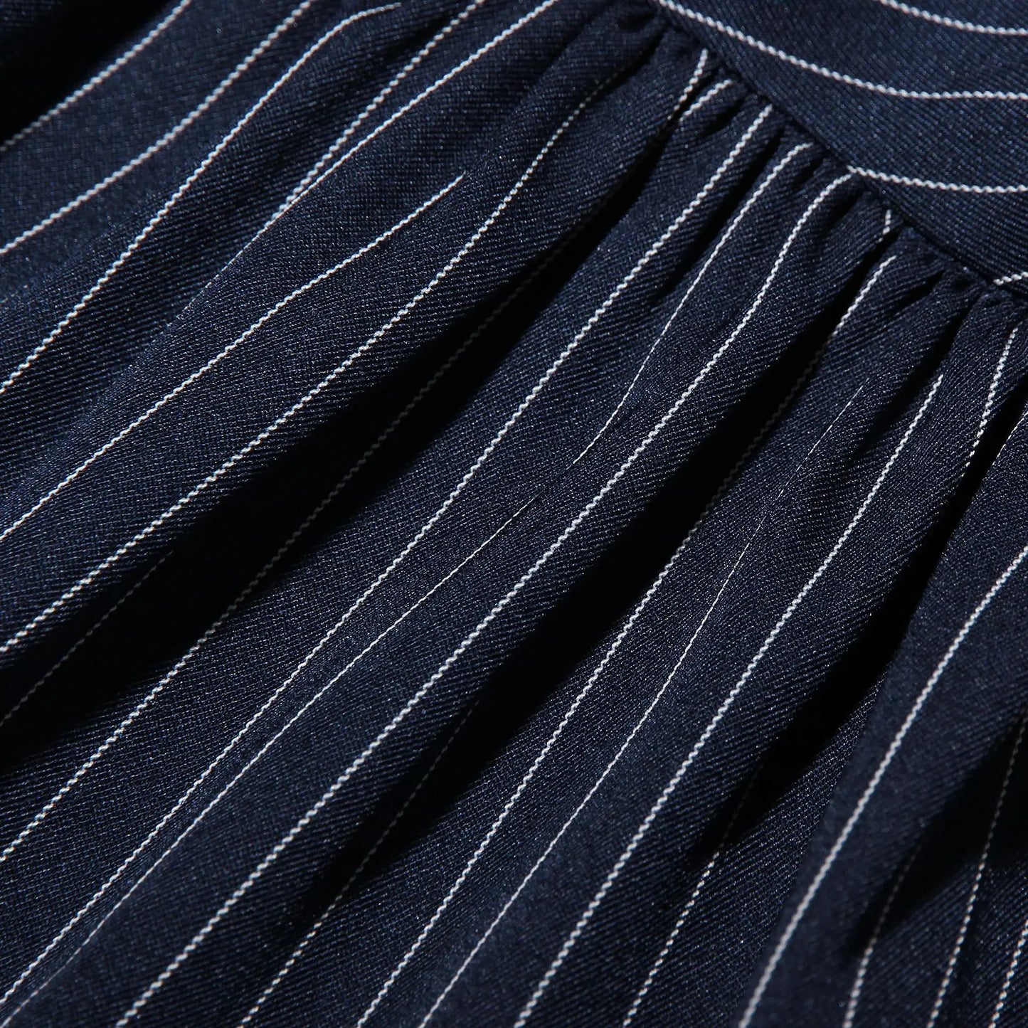 Pure Desire Striped Hanging Neck, Waist, and Bareback Dress for Niche High End Dress