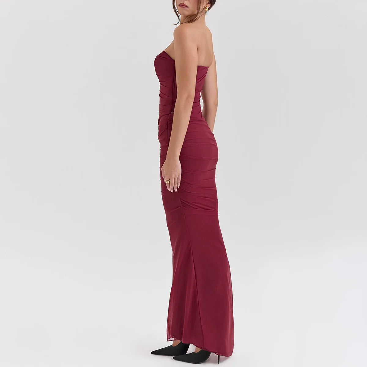 2 Pieces Dress Set with Scarf Matching Sets Cropped Top and Long Dress Set Casual Dress
