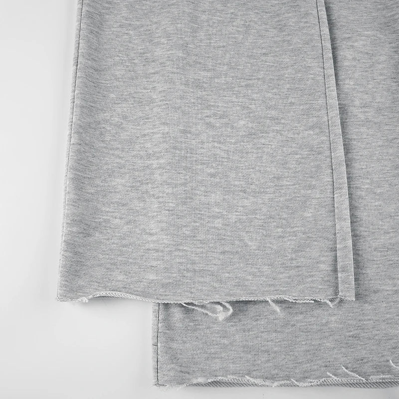 Joggers Sweatpants Lace-up Straight Pants Bottoms