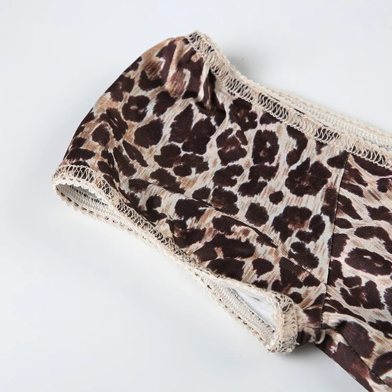 Leopard V-Neck Top