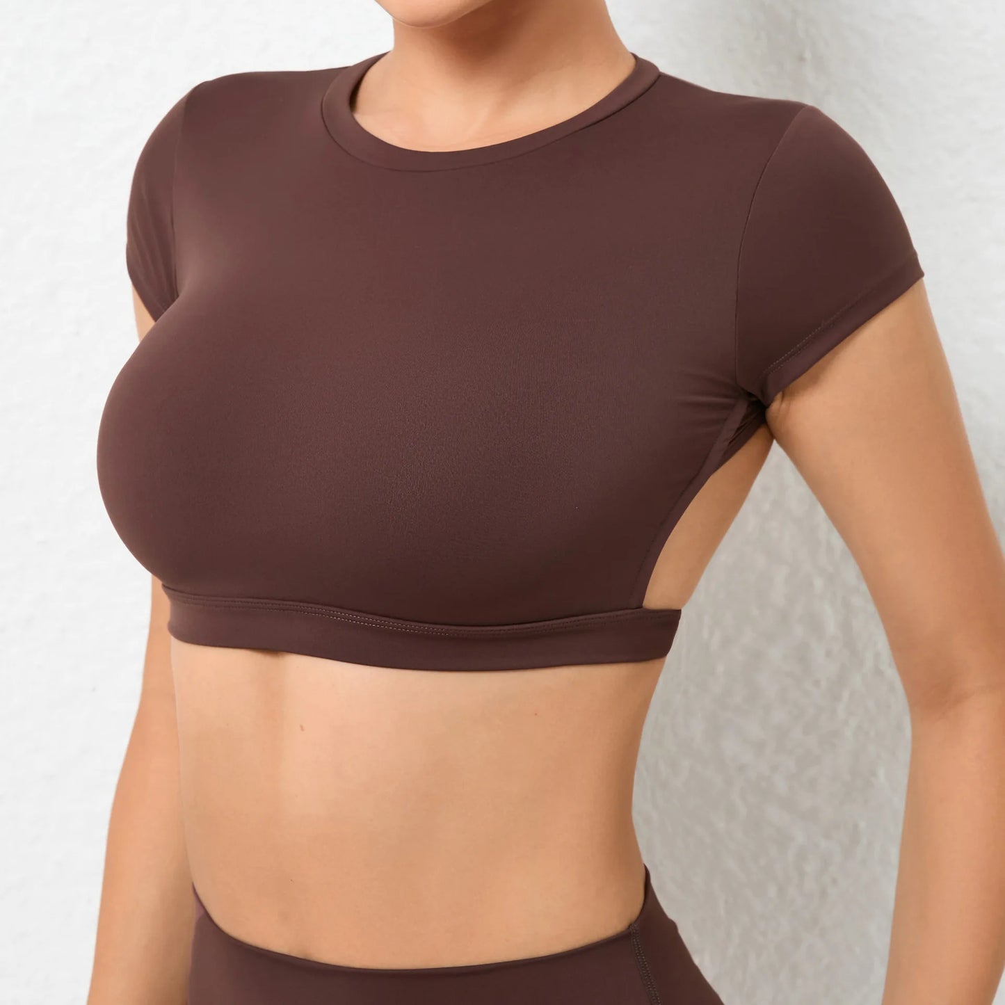 Breathable Backless Yoga Sport Crop Top