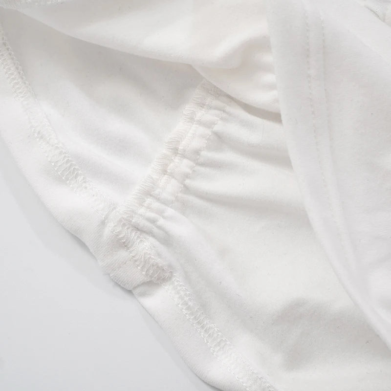Spring And Round Neck Color Wrinkles Tight T-Shirt Top Versatile