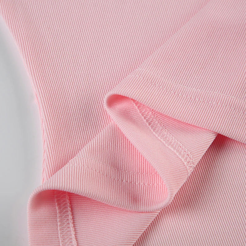 Lace Patchwork Shirt Long Sleeve Pink