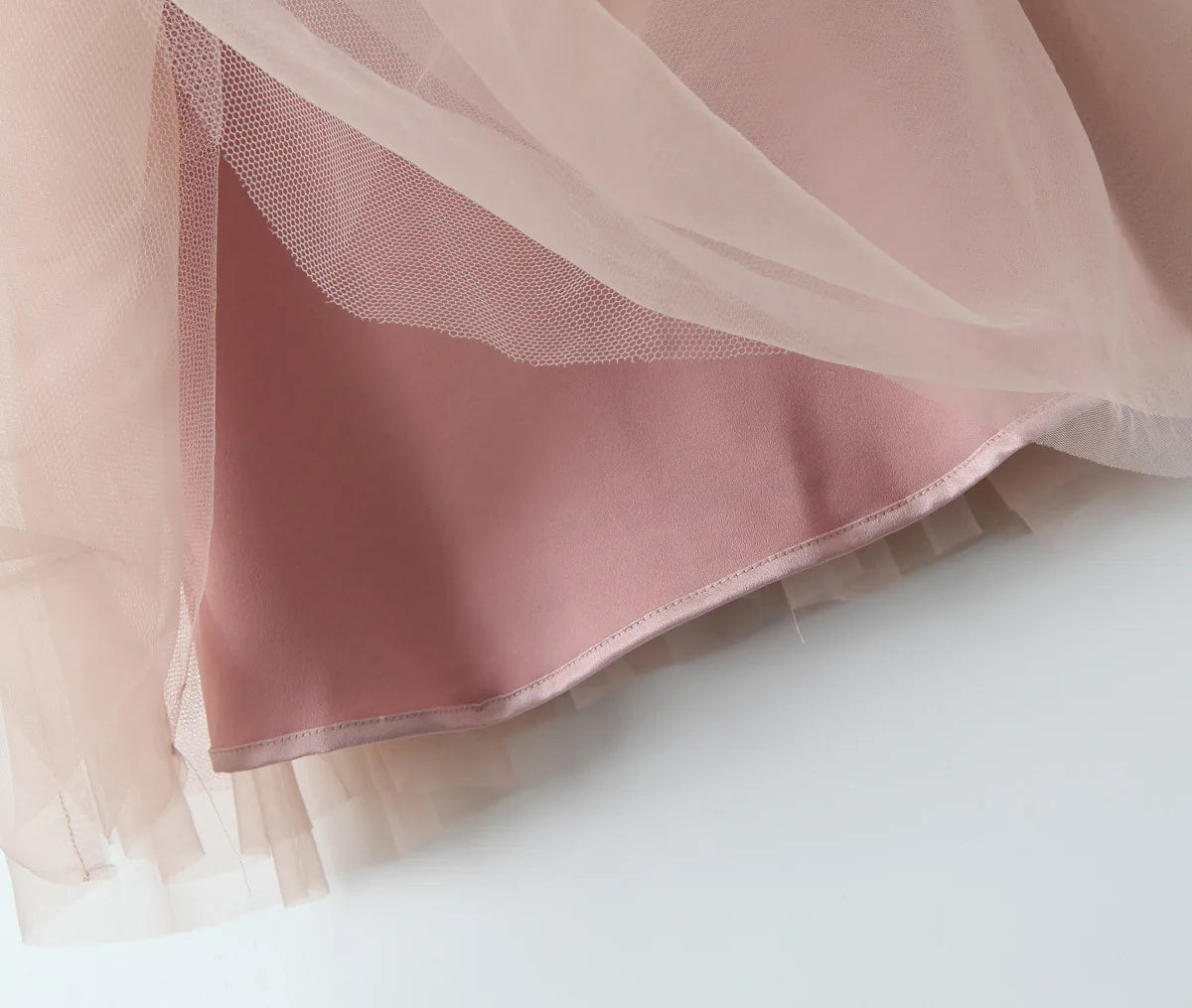 Spaghetti Strap Dresses Pink Puffy Cake Dress Mini Mesh Backless Dress