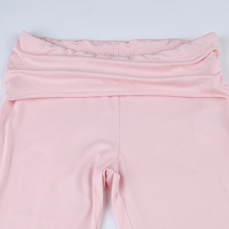 Slash Neck Top and Pants Sets 's Two Pieces Of Slim