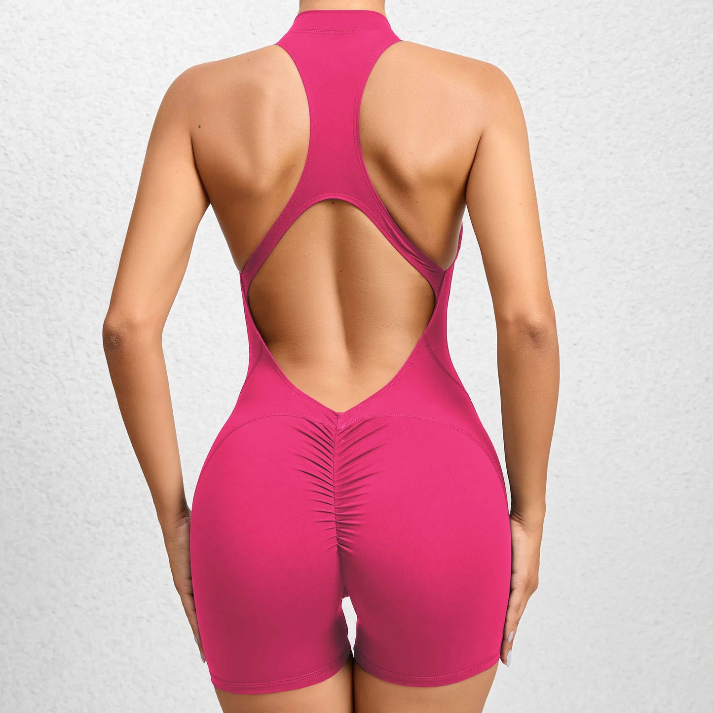 Short Gym Yoga Workout One-piece Bodysuit