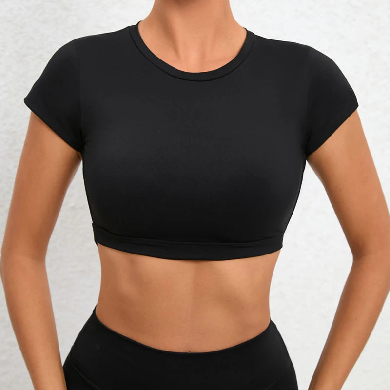 Breathable Backless Yoga Sport Crop Top