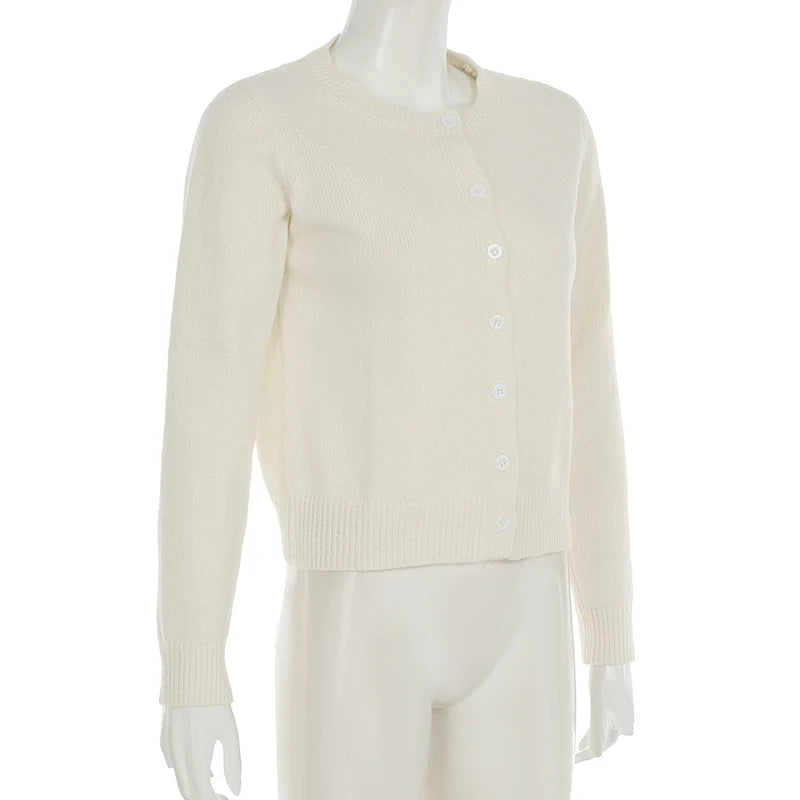 Cardigan All-match Single-breat Knit Coat Sweater