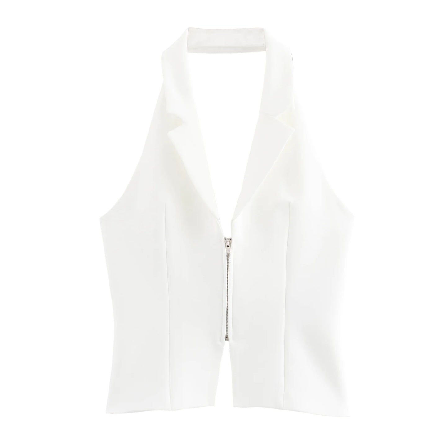 Backless Slim Halter Top