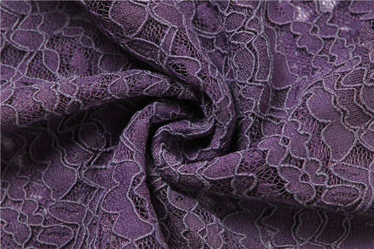 Irregular Ruffles Lace Patchwork Skirt