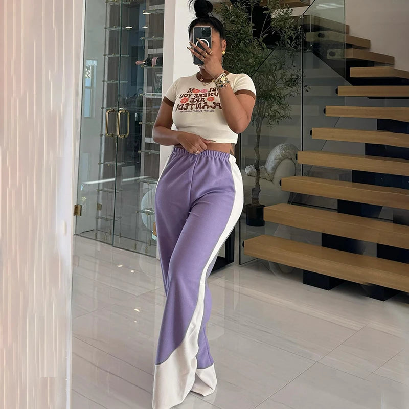 Retro Pant Hundr Straight Drap Pant Looe Wide-Leg Pant Sweatpant