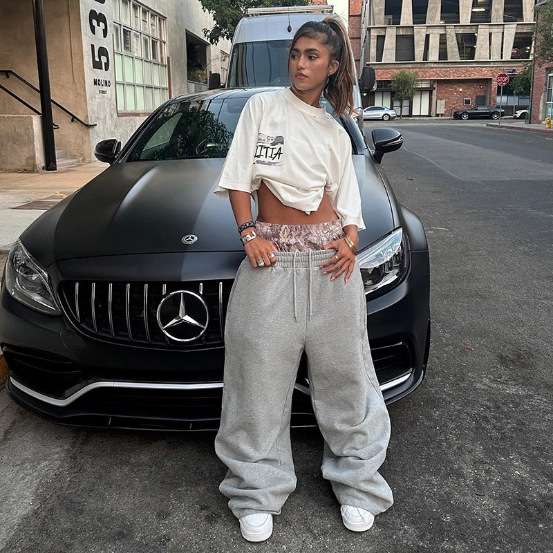 Double Wait Tie Straight Leg Pant Sport Full