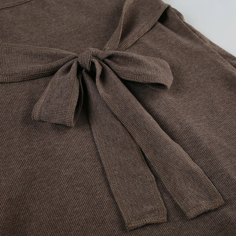 Sleeveless Lace Up Top Kawaii Backless Buttons ing
